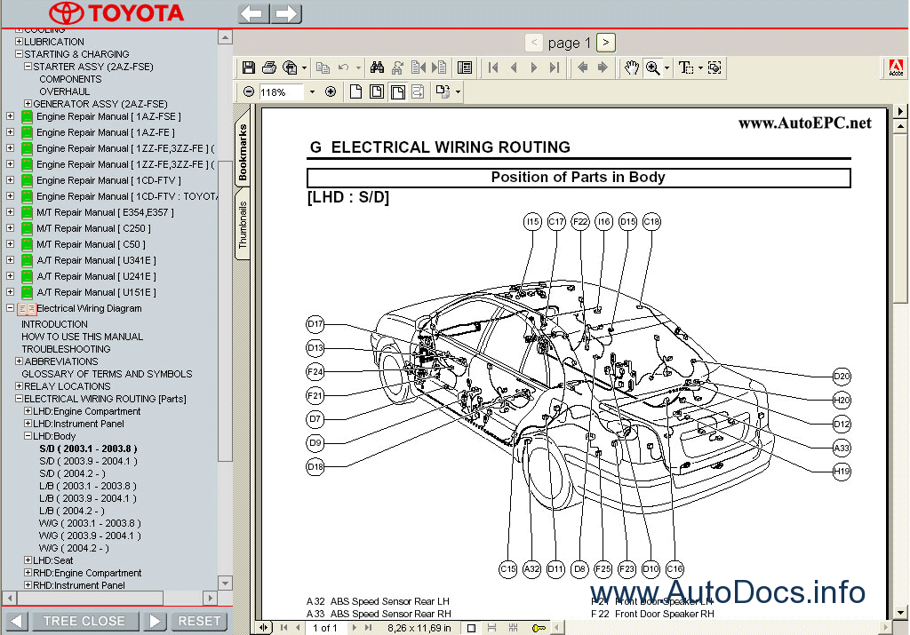 Toyota repair manuals free download